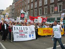 Dublin protestors on last Friday's day of action